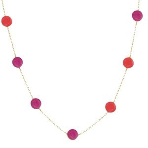 KATE SPADE • Spectator Long Station Rosary Statement Necklace